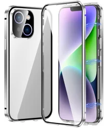 Apple iPhone 15 Plus Hoesje Full Protect Zilver