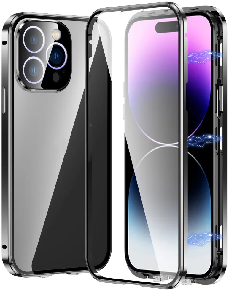 Apple iPhone 15 Pro Max Hoesje Full Protect Zwart afbeelding 1