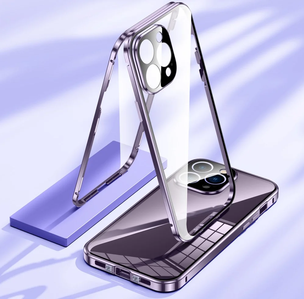 Apple iPhone 15 Pro Max Hoesje Full Protect Zilver afbeelding 6