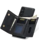 DG Ming Sony Xperia 1 V Hoesje met Magnetische Kaarthouder Zwart
