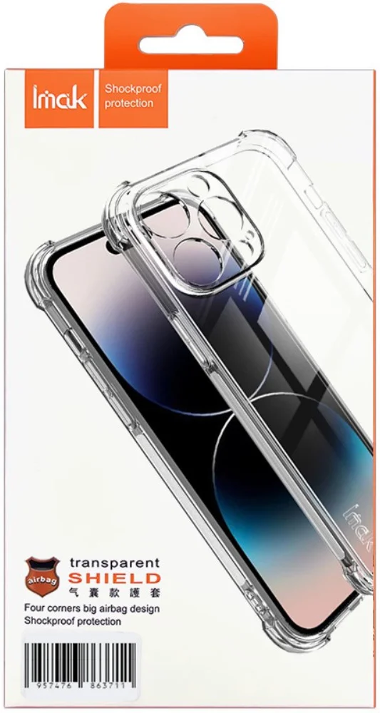 Imak Oppo Reno 10 / 10 Pro Hoesje Schokbestendig TPU Transparant afbeelding 6