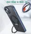 Apple iPhone 15 Plus Hoesje MagSafe Back Cover met Standaard Blauw afbeelding 4