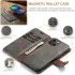 DG Ming Apple iPhone 15 Plus Hoesje Retro Wallet Book Case Grijs afbeelding 4