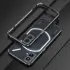 Nothing Phone (2) Bumper Case Cover met Camera Protector Zwart Zilver afbeelding 2