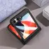 Samsung Galaxy Z Flip 5 Hoesje met MagSafe Stoffen Back Cover Grijs afbeelding 4