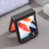 Samsung Galaxy Z Flip 5 Hoesje met MagSafe Stoffen Back Cover Grijs afbeelding 5
