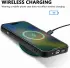 Apple iPhone 15 Pro Max Hoesje MagSafe Kunstleer Back Cover Zwart afbeelding 5