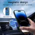Apple iPhone 15 Pro Max Hoesje MagSafe Kunstleer Back Cover Zwart afbeelding 7