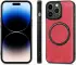 Apple iPhone 15 Pro Hoesje MagSafe Kunstleer Back Cover Rood afbeelding 8