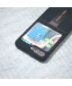 ABEEL Kickstand Samsung Galaxy Z Flip 5 Hoesje Leer Back Cover Zwart
