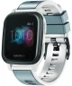 Universeel Smartwatch 22MM Siliconen Bandje - Gespsluiting - Blauw/Wit