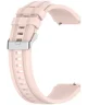Universeel Smartwatch 22MM Siliconen Bandje - met Gespsluiting - Roze