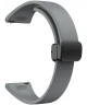 Universeel Smartwatch 20MM Bandje - Siliconen - Magneetsluiting - Grijs