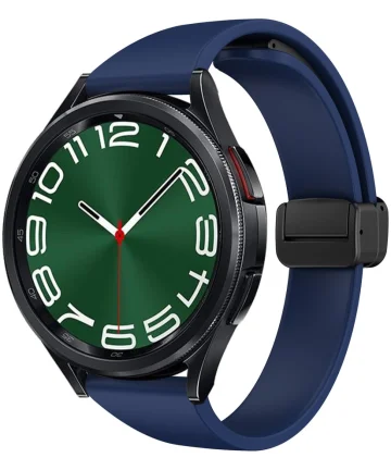 Universeel Smartwatch 20MM Bandje - Siliconen - Magneetsluiting - Blauw Bandjes