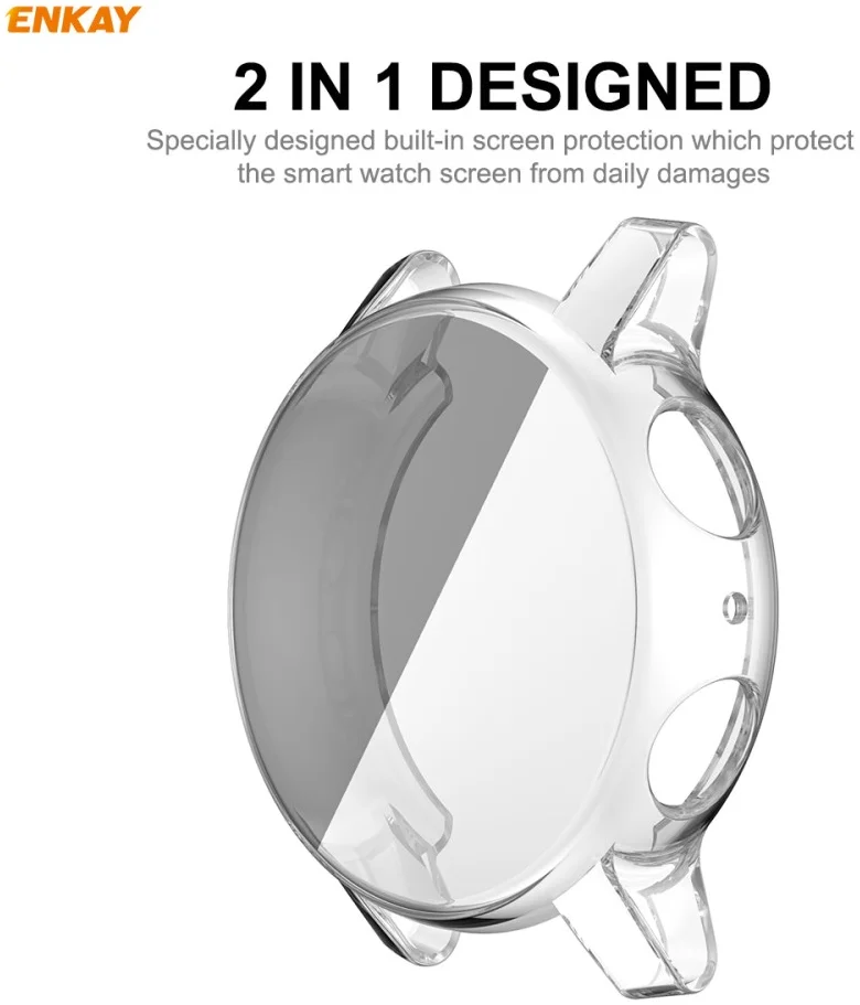 Motorola Moto 360 Gen 3 Hoesje - Full Protect - Flexibel TPU - Transparant afbeelding 2