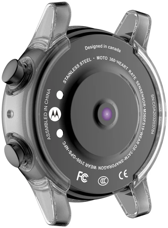 Motorola Moto 360 Gen 3 Hoesje - Full Protect - Flexibel TPU - Transparant afbeelding 8