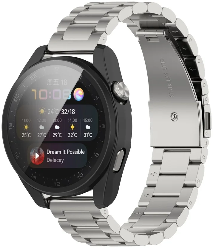 Huawei Watch 3 Pro Hoesje Full Protect Case Zwart afbeelding 2