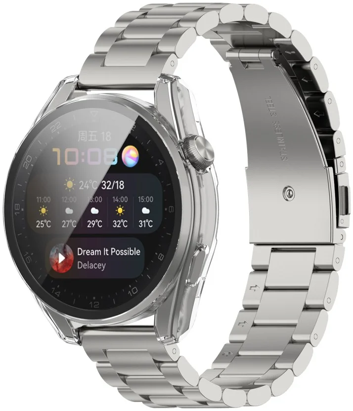 Huawei Watch 3 Pro Hoesje Full Protect Case Transparant afbeelding 2