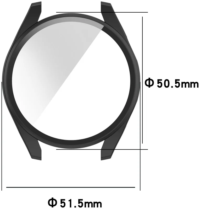 Huawei Watch 3 Pro Hoesje Full Protect Case Transparant afbeelding 7