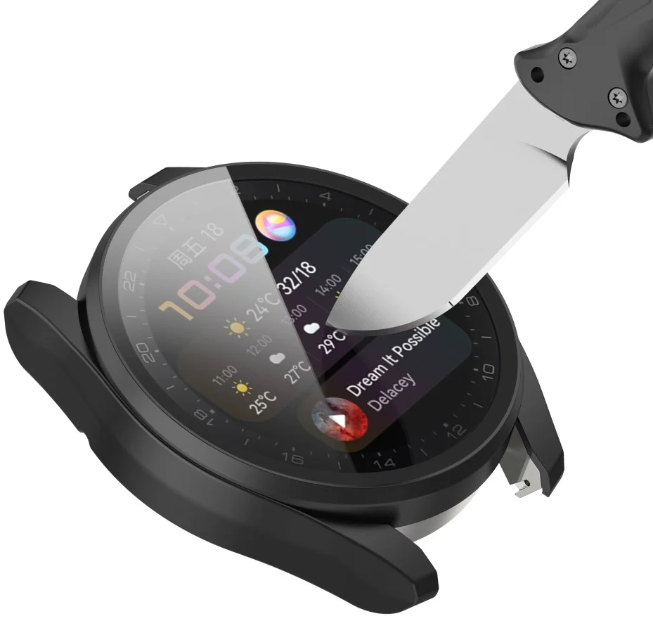 Huawei Watch 3 Pro Hoesje Full Protect Case Transparant afbeelding 8