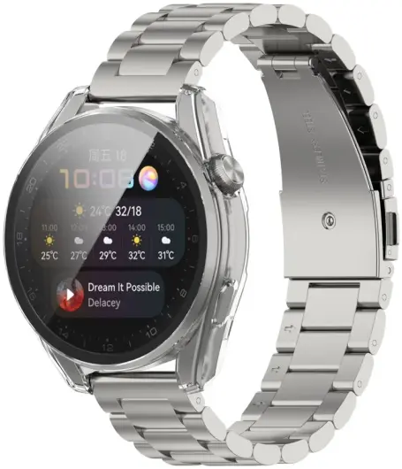Huawei Watch 3 Pro Hoesje Full Protect Case Transparant afbeelding 2
