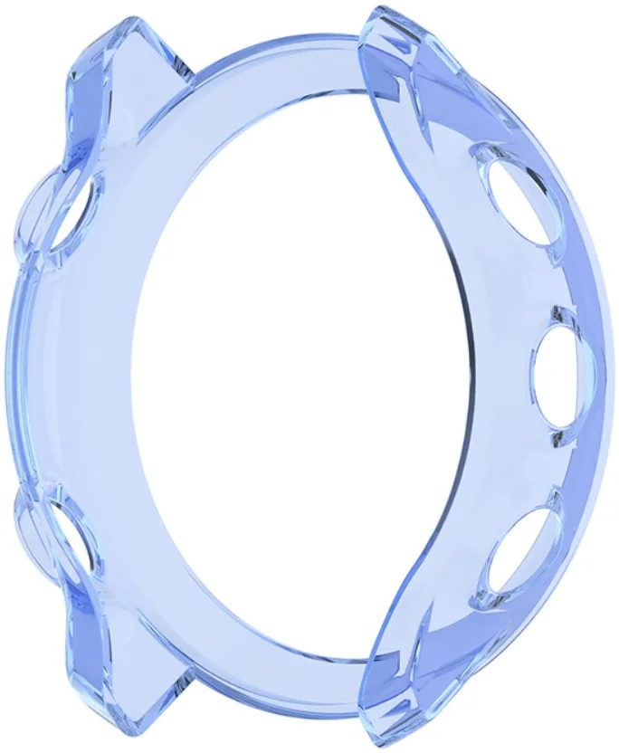 Garmin Forerunner 55 Hoesje - Flexibel TPU Bumper - Blauw afbeelding 4