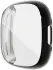 Fitbit Sense 2 Hoesje - Full Protect Flexibel TPU Case - Transparant Zwart