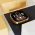 Fitbit Sense 2 Hoesje - Full Protect Flexibel TPU Case - Transparant Zwart afbeelding 2