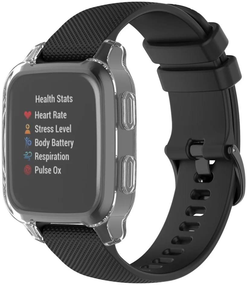 Garmin Venu SQ (2) / Venu SQ Music (2) Hoesje Full Protect Transparant afbeelding 2