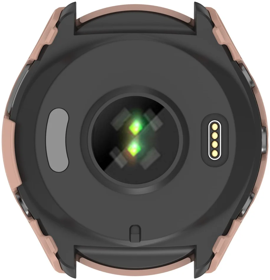 Garmin Forerunner 965 Hoesje Bumper met Tempered Glass Roze afbeelding 7