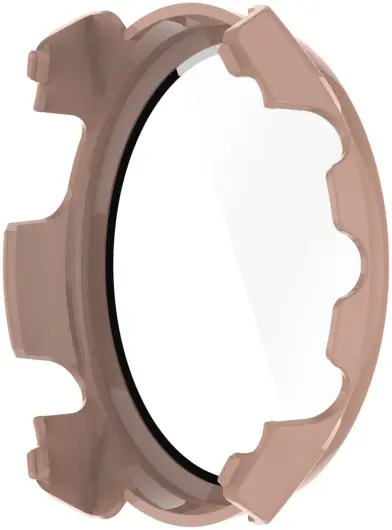 Garmin Forerunner 965 Hoesje Bumper met Tempered Glass Roze afbeelding 6
