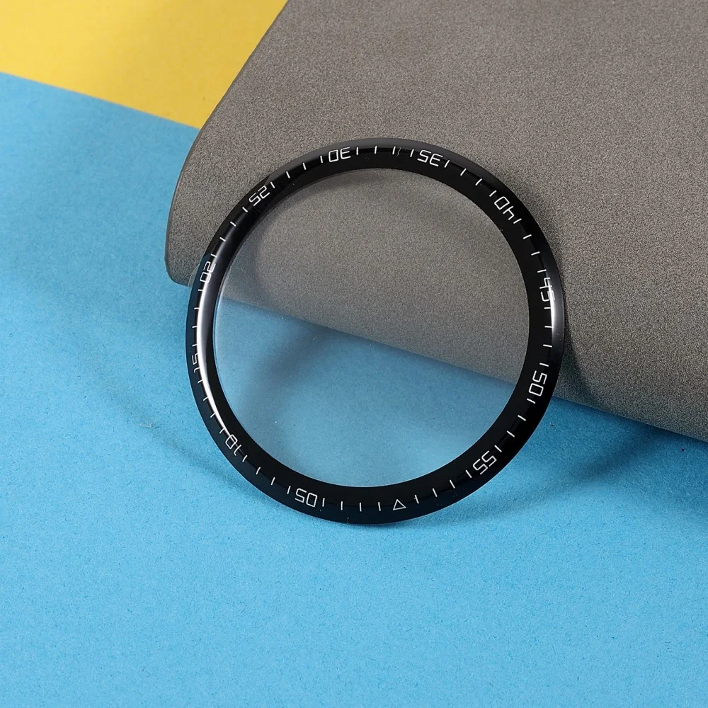 Huawei Watch GT 3 46MM Screen Protector PMMA Folie Zwart (2-Pack) afbeelding 4