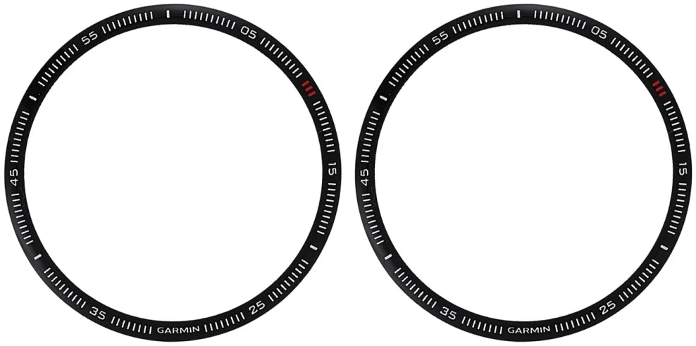 Garmin Fenix 7 Screen Protector - PMMA Folie Zwart (2-Pack) afbeelding 2