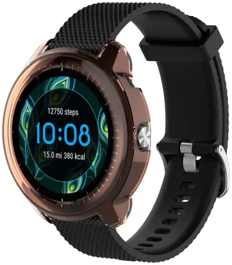Garmin Vivoactive 3 Music Hoesje TPU Oranje afbeelding 2