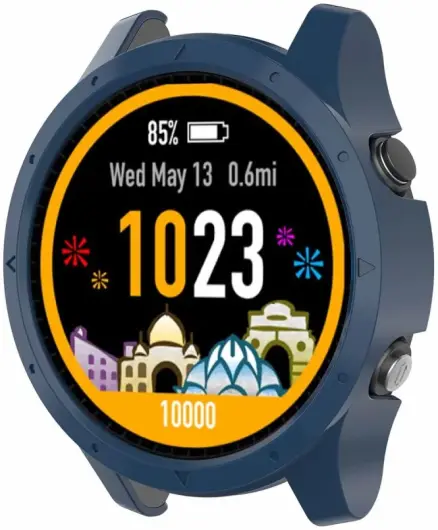 Garmin Forerunner 935 / 945 Hoesje Hard Plastic Bumper Blauw afbeelding 1