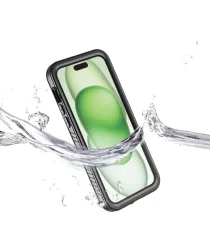 Armor-X iPhone 15 Plus Hoesje IP68 Waterdicht MagSafe Case Transparant