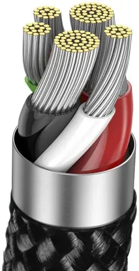 Baseus Explorer Series USB-C naar Lightning Kabel PD 20W Zwart 1 Meter afbeelding 5