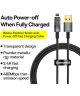 Baseus Explorer Series USB naar Lightning Kabel 2.4A Zwart 1 Meter