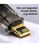 Baseus Explorer Series USB naar Lightning Kabel 2.4A Zwart 1 Meter