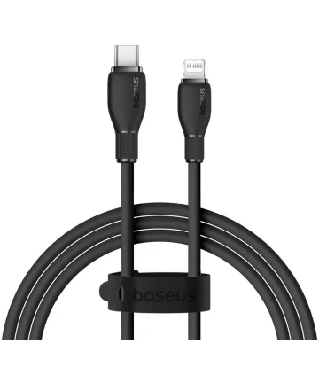 Baseus Pudding USB-C naar Apple Lightning Kabel PD 20W 1.2M Zwart Kabels