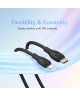 Baseus Pudding USB-C naar Apple Lightning Kabel PD 20W 1.2M Zwart