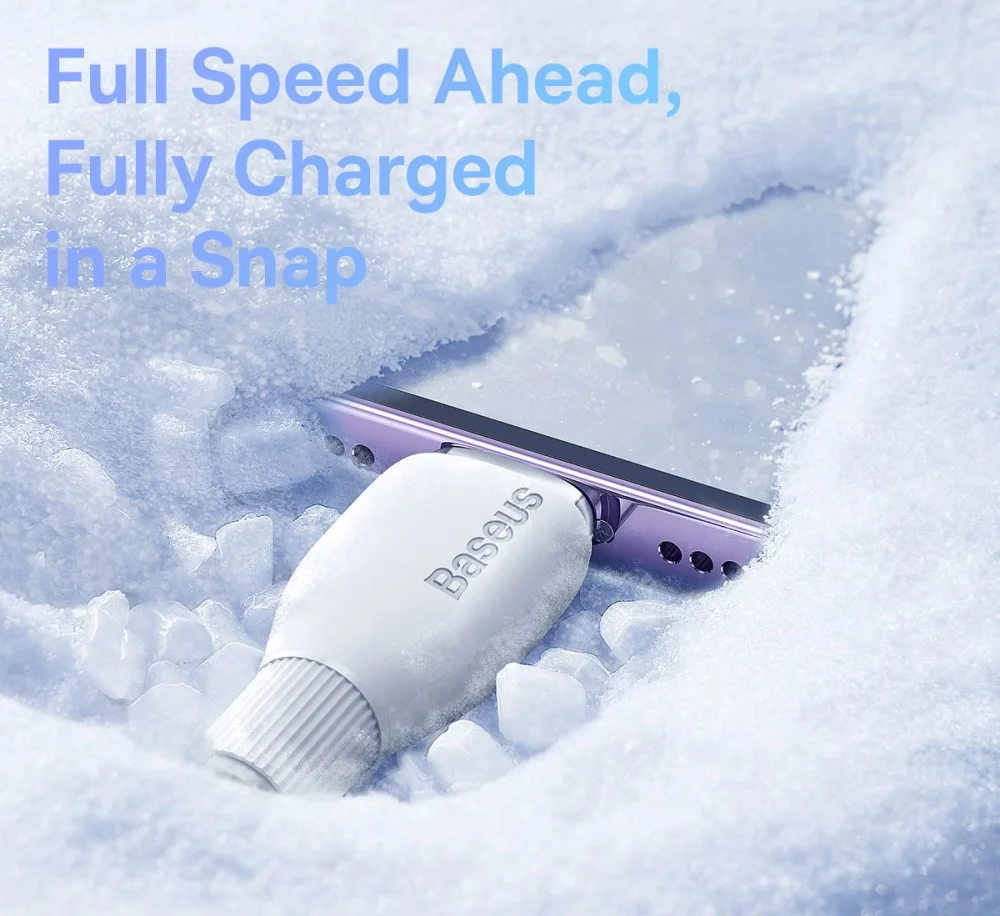 Baseus Pudding USB-A naar Apple Lightning Kabel 2.4A 1.2M Wit afbeelding 8