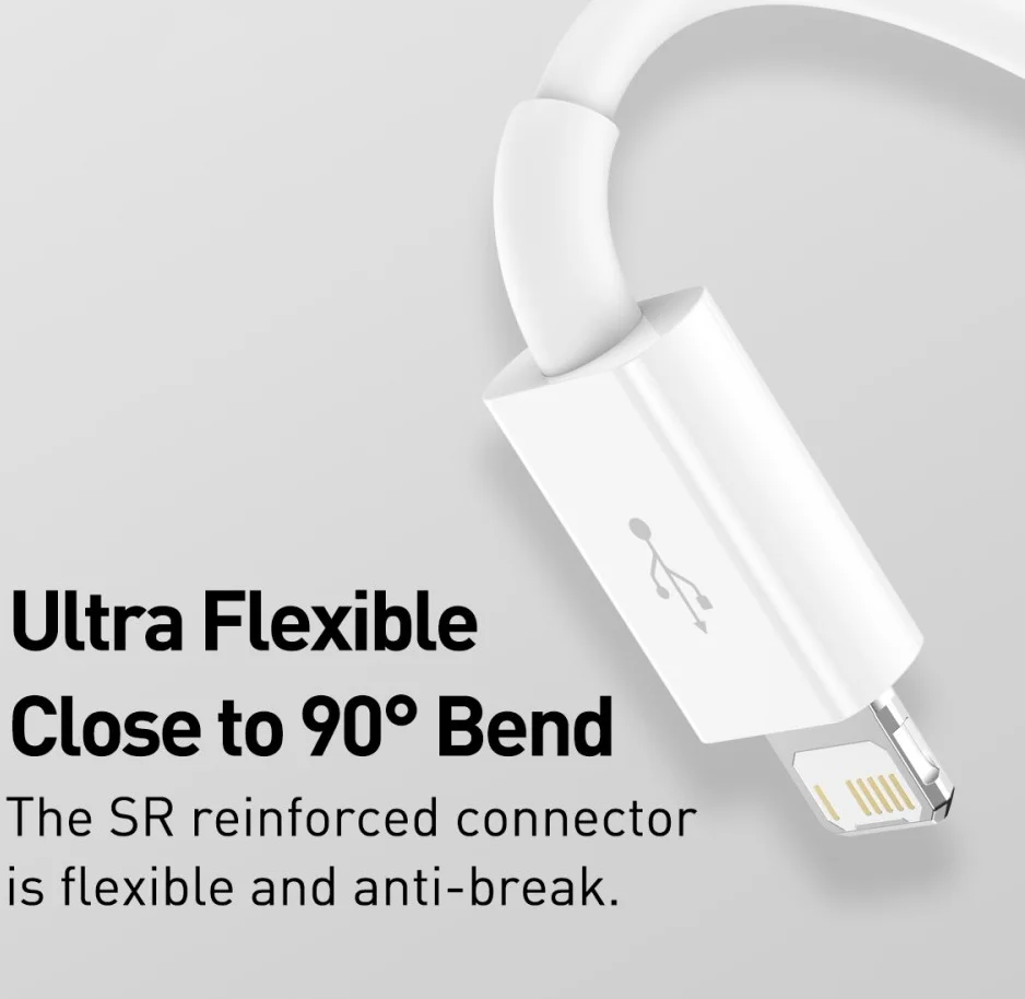 Baseus Superior 3-in-1 USB naar Lightning/USB-C/MicroUSB Kabel 1M afbeelding 5