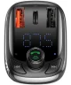 Baseus Bluetooth 5.0 Muziek Transmitter en Auto Snellader 28W Zwart