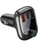 Baseus Bluetooth 5.0 Muziek Transmitter en Auto Snellader 28W Zwart