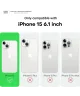 Apple iPhone 15 Hoesje met Camera Bescherming Siliconen Donkerblauw