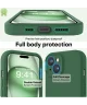 Apple iPhone 15 Hoesje Camera Bescherming Siliconen Back Cover Groen