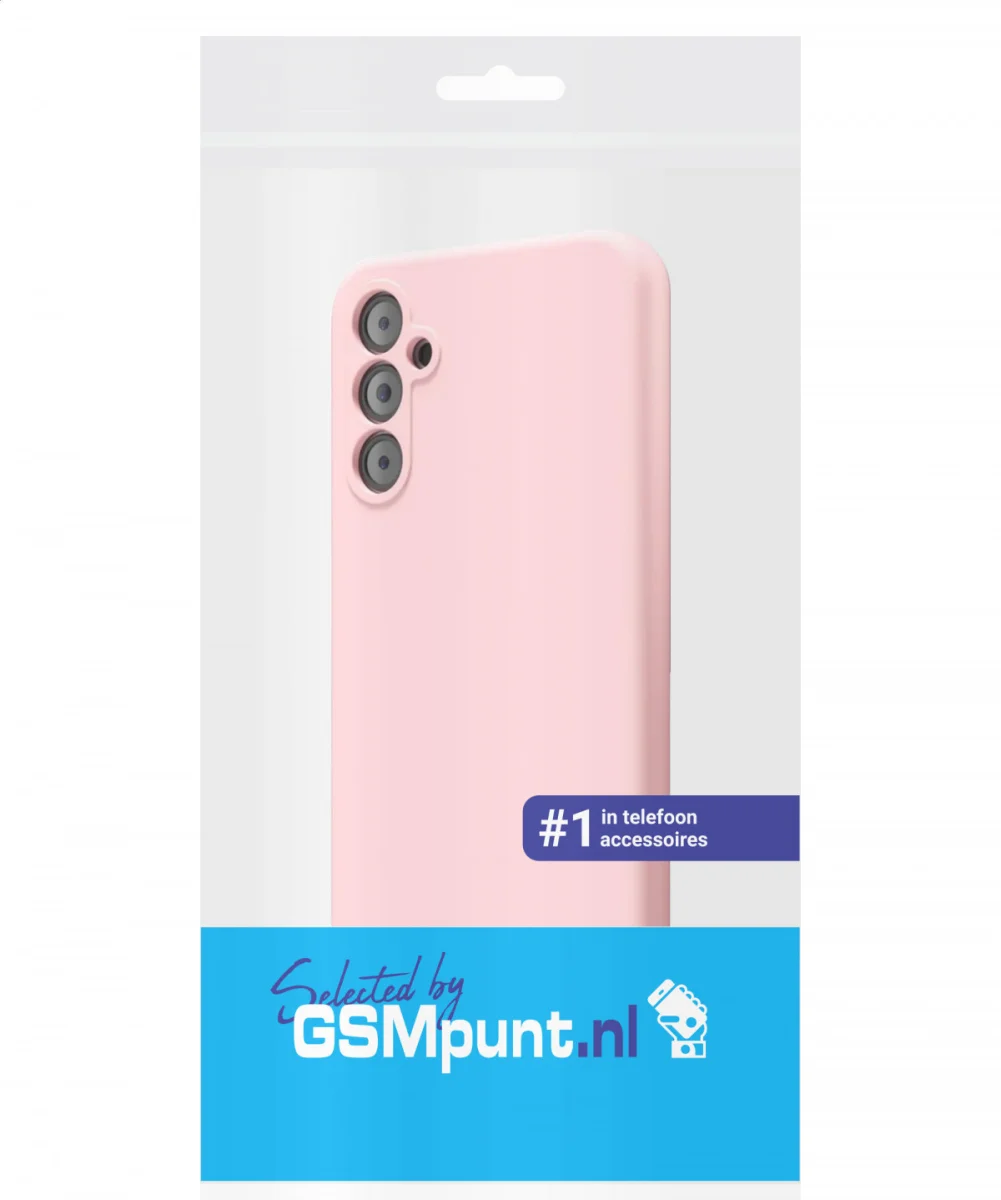 Samsung Galaxy A14 Hoesje Camera Bescherming Dun TPU Back Cover Roze afbeelding 6