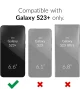 Samsung Galaxy S23 Plus Hoesje met Camera Bescherming Dun TPU Roze