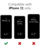 Apple iPhone 11 Hoesje met Camera Bescherming Dun TPU Back Cover Zwart